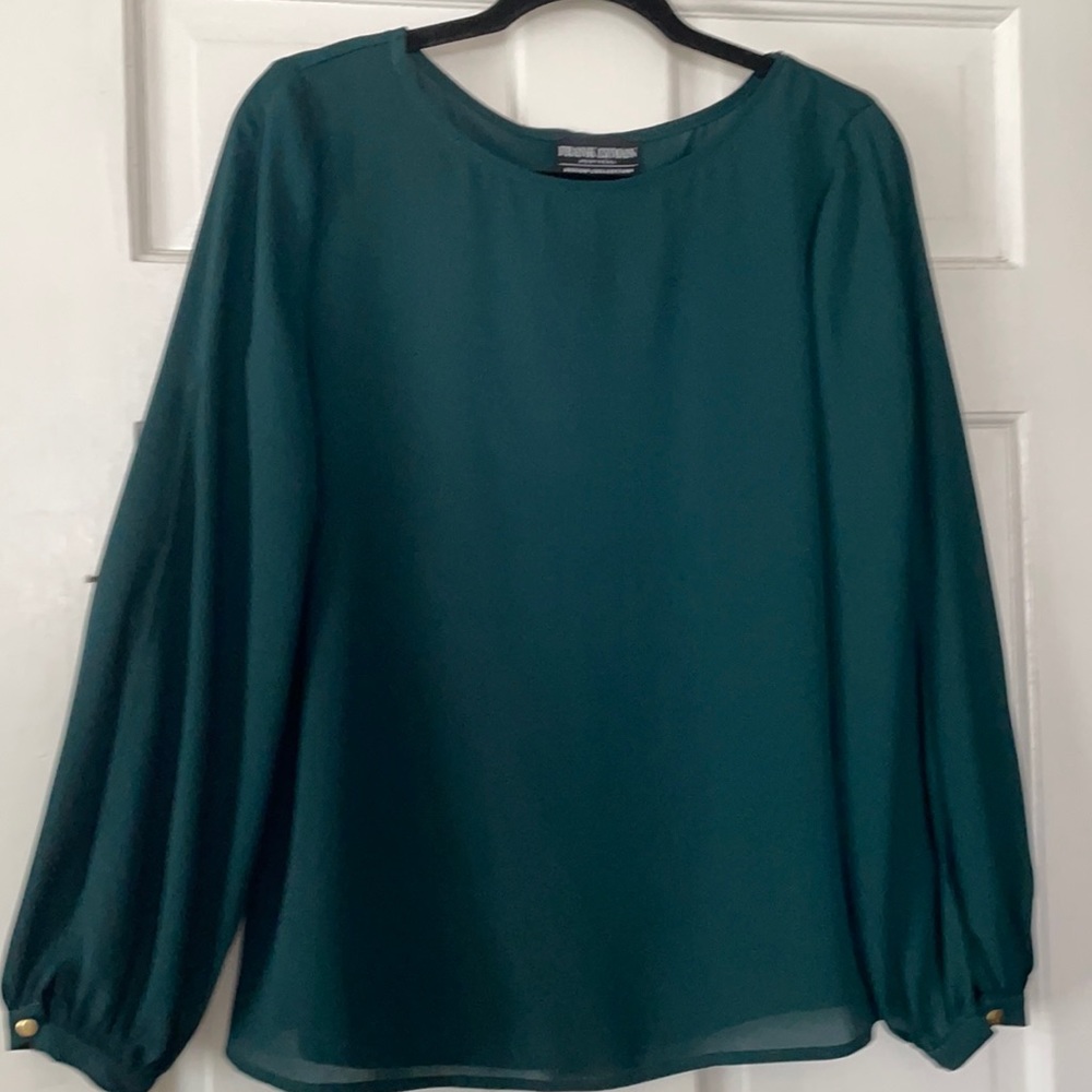FRANK LYMAN RICH GREEN TOP - Picture 2 of 6
